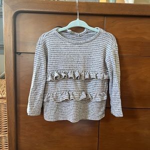 Zara Girl’s Soft Touch Ruffle Top 9-12mo